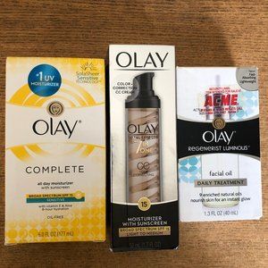 Brand New Olay 3 Piece Bundle Moisturizers